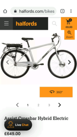 assist crossbar hybrid electric bike